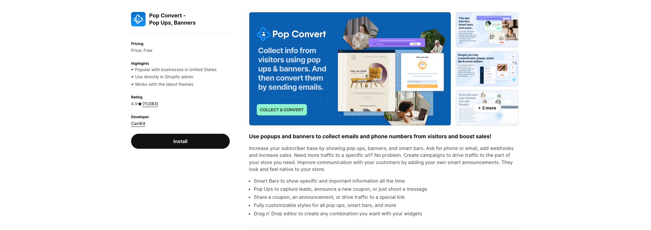 Pop Convert ‑ Pop Ups, Banners