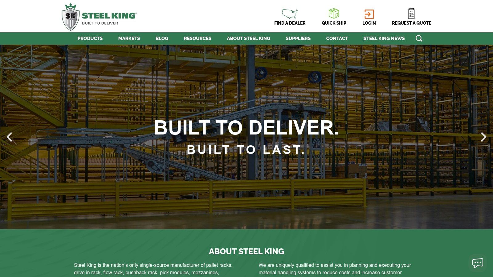 Pallet Racking Systems by Steel King Industries