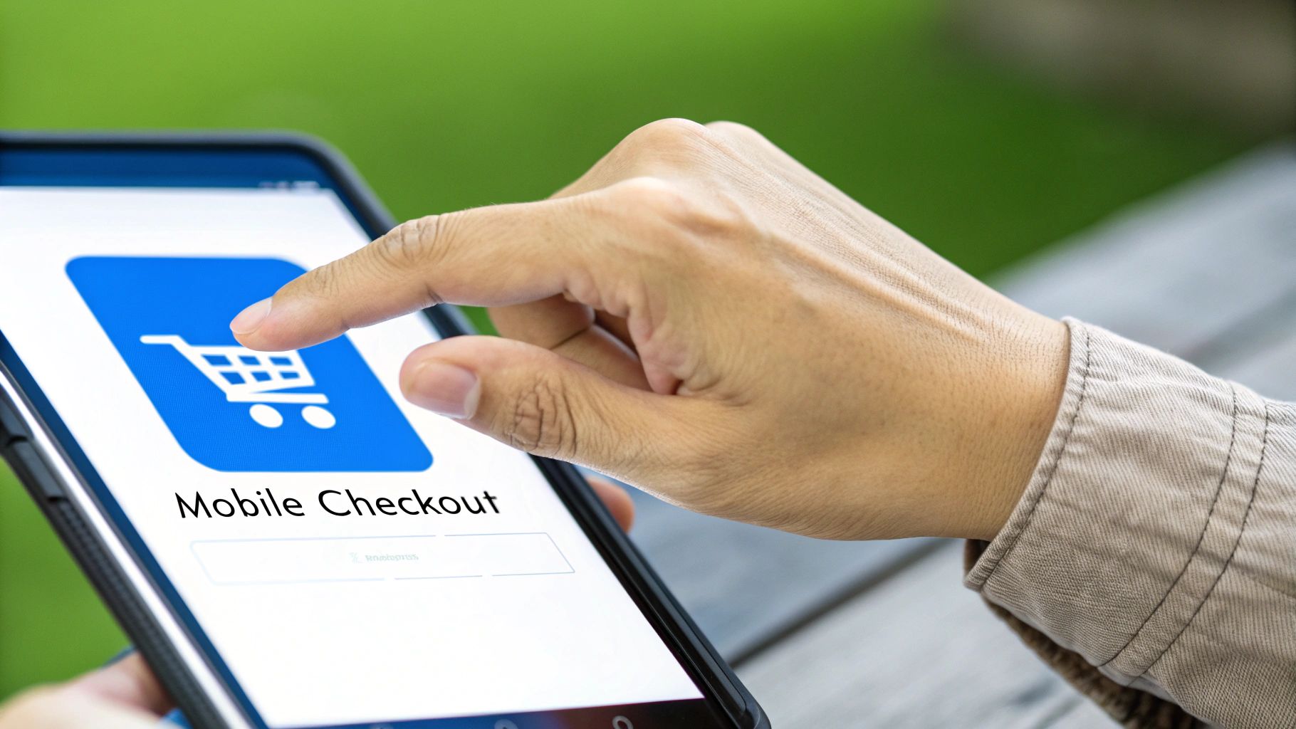 Infographic showing key data about Mobile Commerce Optimization